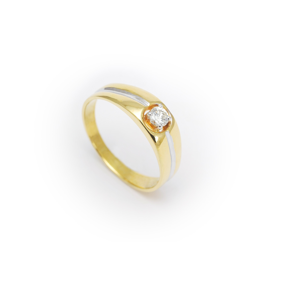 Kattan Solitaire Gents Ring