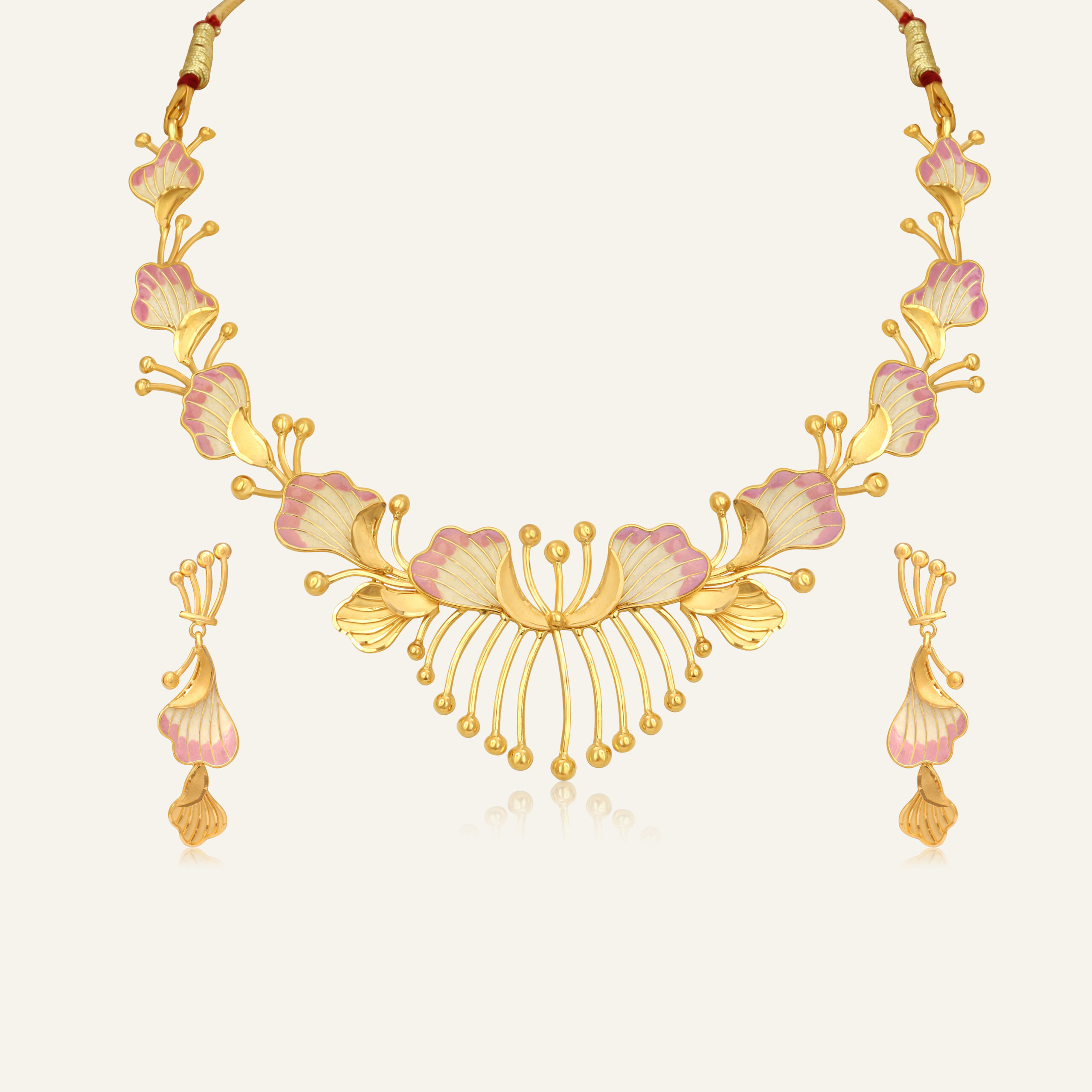 Peony Necklace Set