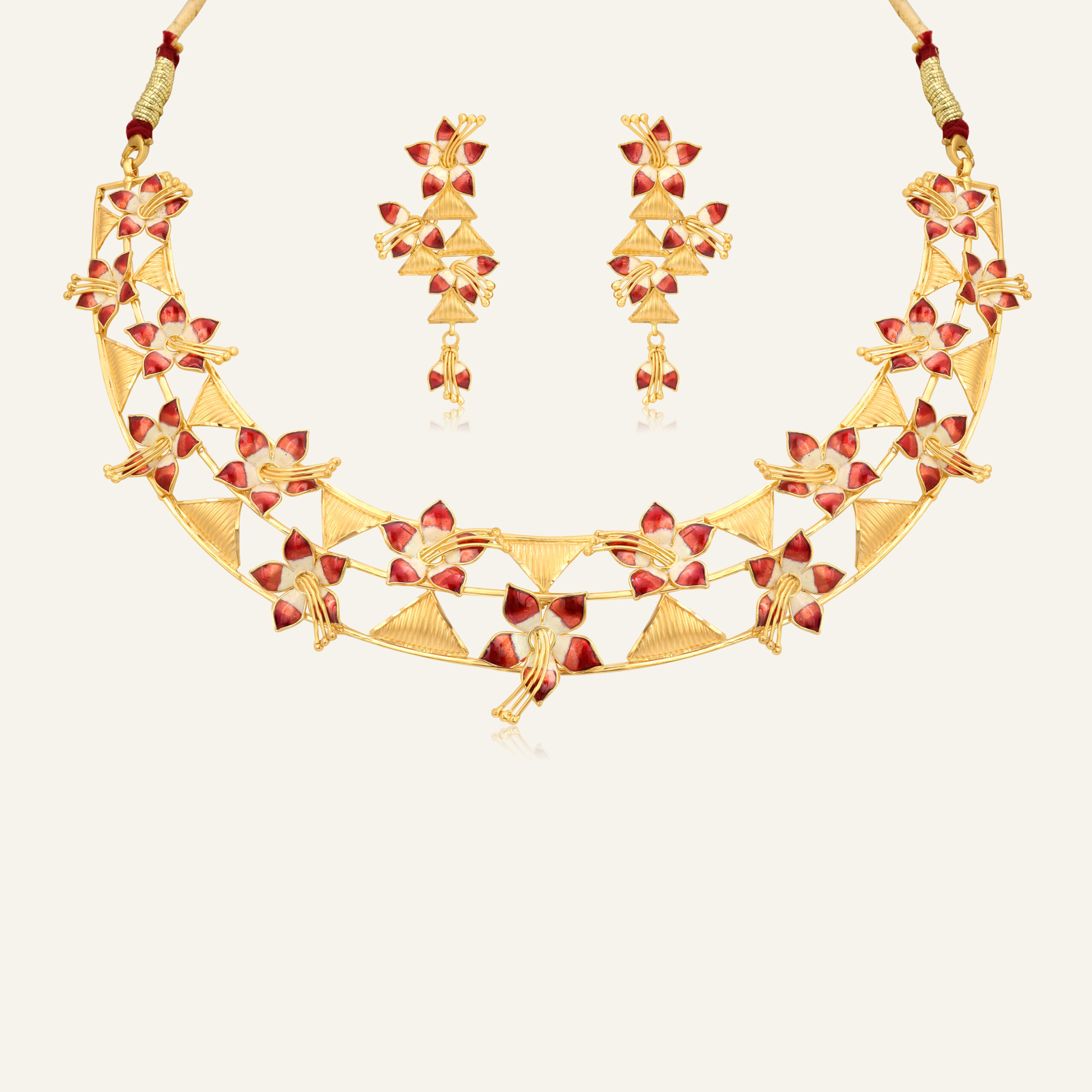 Petunia Necklace Set